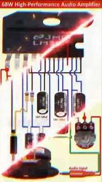 ic amplifier circuit |DIY amplifier #electrical #funk #trending
