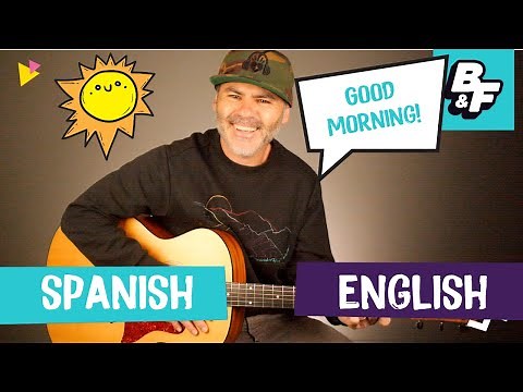Sing along with BASHO & FRIENDS | Good Morning in Spanish & English