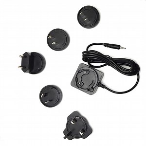 [Hot Item] 5V 1A Compact Wall Mount Wired AC Power Adapter with Interchangeable Plugs