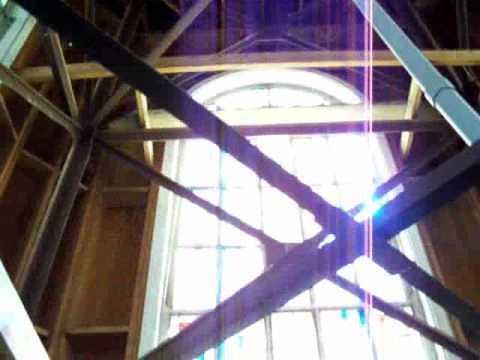 What the inside of a church steeple looks like