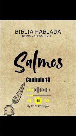 Salmos Capitulo 13 #bibliahablada #reinavalera1960