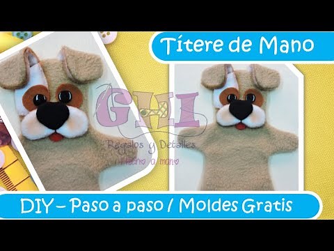 TUTORIAL: TÍTERE DE MANO/ PASO A PASO/ MOLDES GRATIS