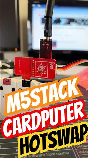 The M5Stack Cardputer SPI Sniffer Add-on Board to Hotswap Radio Modules.