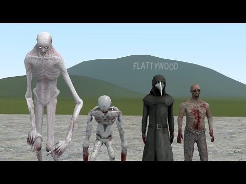 OLD SCP-096 VS SCP-049!! Garrys Mod Sandbox