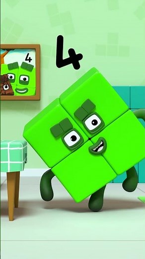 #shorts | Meet Numberblock Four! | Counting for Kids | Maths Cartoons