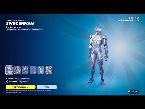 Fortnite Item Shop: NEW NIKE Swooshman Bundle & Much More (February 13, 2026) Fortnite Battle Royale