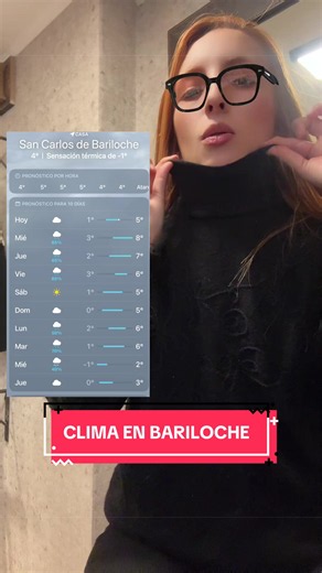 Clima en Bariloche esta semana: pronóstico y temperaturas