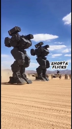 U.S. Army Field Tests Massive Bipedal Mech at Live-Shooting Drill #ai #usarmy