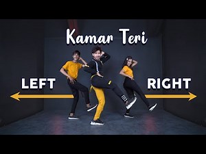 Kamar Teri Left Right Dance Video With Tutorial | Vicky Patel Choreography | Trending Haryanvi