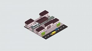 Car Bus Animation Moving On Road Stock Footage Video (100% Royalty-free) 1088806043 | Shutterstock