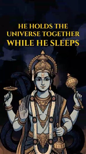 Why Vishnu Sleeps on a Snake. The Real Meaning Nobody Tells You #shorts