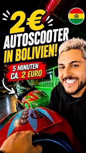 Only €2?! Bumper cars in Bolivia 🇧🇴