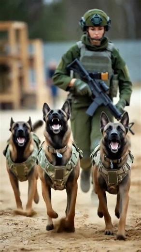 Witness the Best K9 unit 🐾❤️ #malinois #dogtraining #dog #shorts