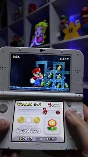 Koopa Crush by a gigantic Mario | New Super Mario Bros. 2 | Nintendo 3DS