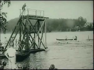 Historic 1912 Film Archive Swedish Lakeside