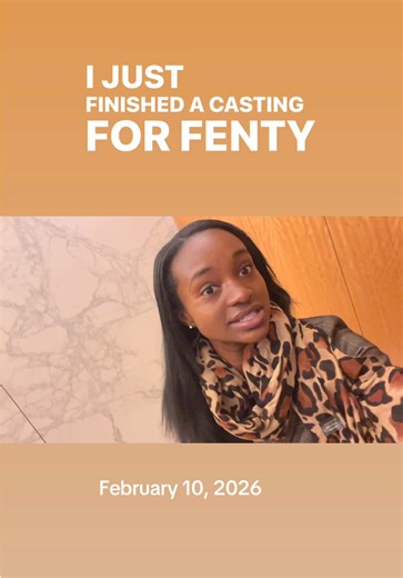 Words from my dad: “On a journey, it’s important to NOT focus on the frustrations bc then you’ll miss out on the fun.” Like I can’t believe I did a casting for FENTY BEAUTY!! This 7 yr old doll is so proud. 🥹 #model #casting #fentybeauty #fenty