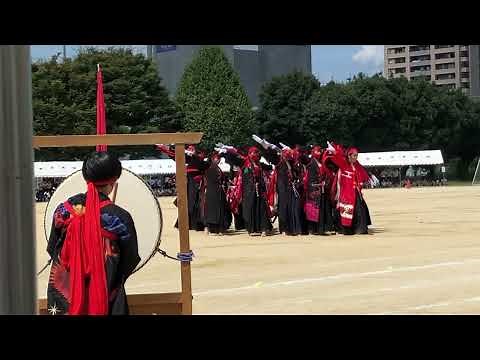2022熊高体育祭 紅團 演舞 (太鼓メイン)