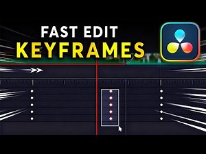 How to Edit Keyframes FASTEST WAY! | Davinci Resolve Tutorial