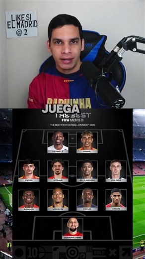 radamesqueunclub on Instagram: "THE BEST IGNORA AL MEJOR: RAPHINHA, FUERA DEL 11 IDEAL #futbol #barcelona #thebest #raphinha #fcb"