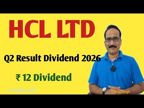 HCL Tech Q2 Result & ₹12 Dividend 2026 | HCL Tech Stock Latest News Today