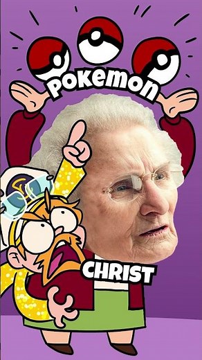 I made a Grandma AI play Kirby - Failboat Animated! #Kirby #Pokemon