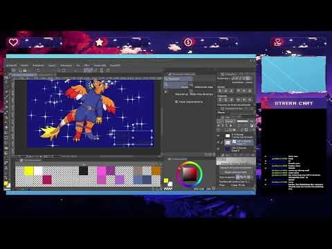 first drawing stream on YouTube