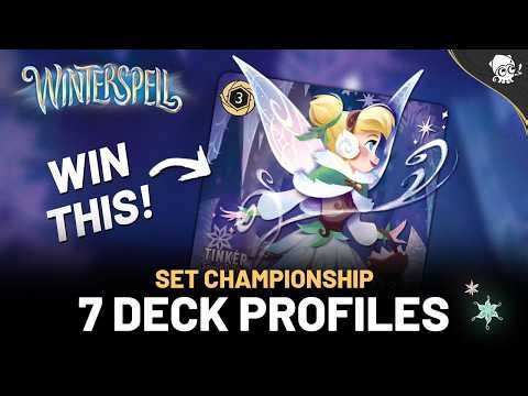 7 BEST Decks for Winterspell SET CHAMPIONSHIP | Disney Lorcana TCG