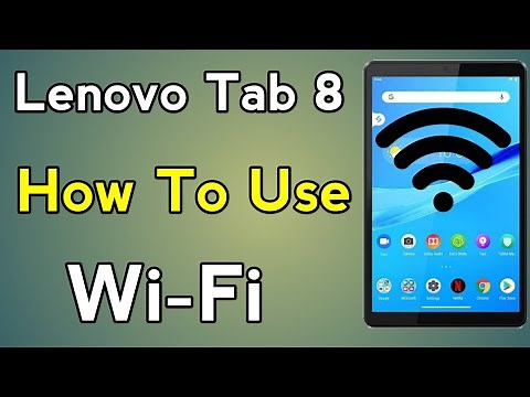 How To Use And Connect Wi-fi In Lenovo Tab m8 | Tb 8505F