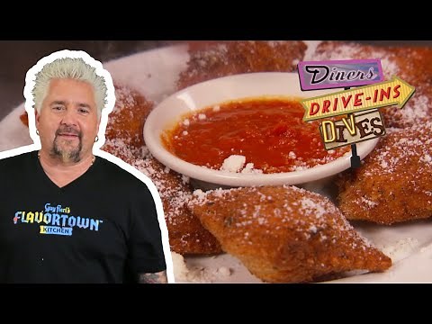 Guy Fieri Eats Toasted Ravioli in Saint Louis | Diners, Drive-Ins and Dives | Food Network