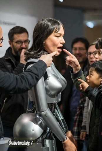 The best robots at the exhibition an analysis of robots walking and talking with visitors, 2028