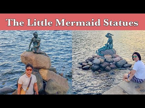 The Little Mermaid Statues, take a look at 2 of Copenhagen's mermaids.