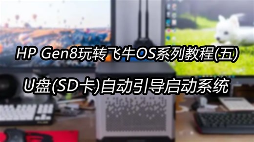 HP Gen8玩转飞牛OS系列教程(五)：U盘(SD卡)自动引导启动系统