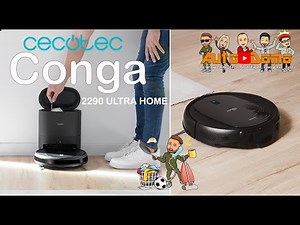 Cecotec conga 2290 ultra home connected vacuum cleaner, vacuum cleaner with emptying base at a lo...