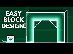 Geometry Dash | Custom Block Design Tutorial (Easy & Clean)