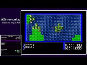 Speedrun of Ultima I (MSX2) any% in 1:24:27.750 [Offline recording]