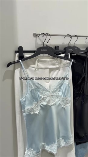 Need all 3. Shop the Satin Lace Trim Cami online and in store #glassons