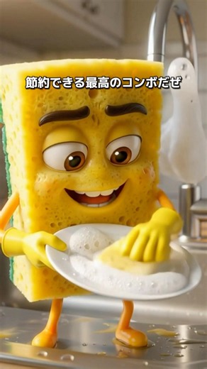 スポンジをもう犠牲にしない！カレー鍋洗う時の黄ばみとベトベトを完全回避する神ワザ #ライフハック #プチ知識 #雑学