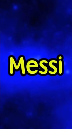 👦Messi - Meanings and origins