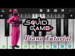 Squid Game - Pink Soldiers Theme (Piano Tutorial) | Walk Band | PianiVerse Music
