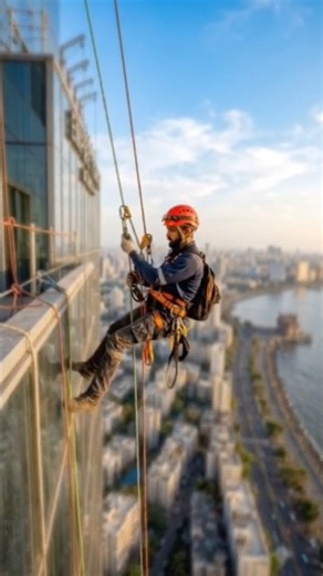 Zameen Se 100 Feet Upar Kaam Karte Hain! 🛠️ High-Rise Waterproofing & Painting