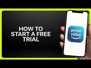 How To Start a Free Trial on Prime Video! Tutorial