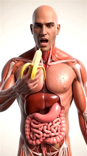 Inside the Body: Hyper-Realistic 3D Journey of Food Through the Digestive System