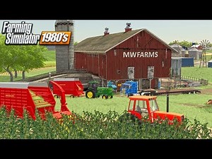80's SILAGE CHOPPING WITH THE NEW ALLIS (1980's ROLEPLAY) FARMING SIMULATOR 19