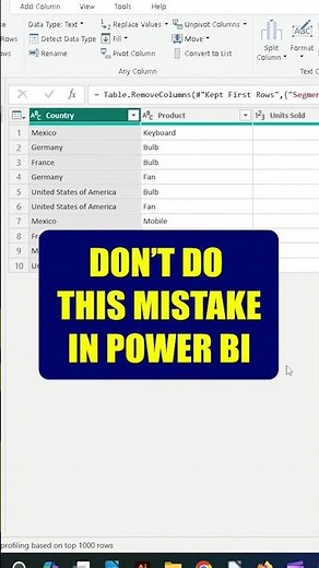 How to Transpose Data in Power BI #dataanalysis #powerbi