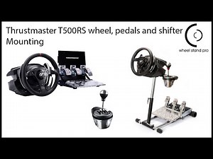 Wheel Stand Pro set up with Thrustmaster T500RS
