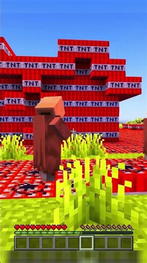 I HAD TO TURN THE ENTIRE WORLD INTO TNT IN MINECRAFT!