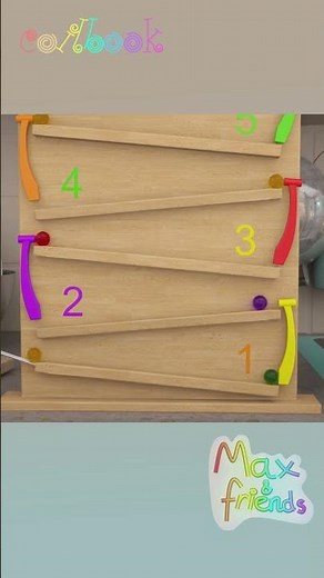 Chain Reactions! | Adventures with Max and Friends #preschoollearning #shorts #preschoolteaching