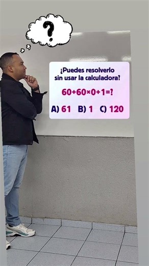¡Solo para mentes rápidas! ¿Te atreves sin calculadora? #viralvideo #reels #mathematica #fypシ