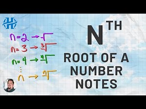 Algebra - Write and Evaluate an Nth Root of a Number NOTES