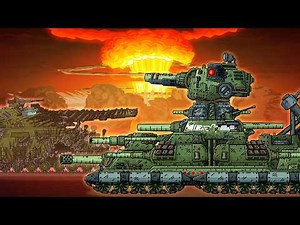 WE DROPPED THE ATOMIC BOMB. KV-44 READY FOR FIGHT - Cartoons about tanks